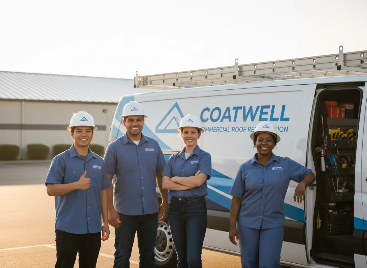Commercial roof coating company in Clarkfield, MN